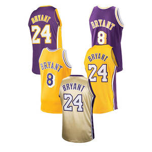 Maglia <span class=keywords><strong>da</strong></span> basket retrò cucita 2026, modello 8 24 Bryant, classica in mesh stampato, abbigliamento sportivo <span class=keywords><strong>da</strong></span> <span class=keywords><strong>uomo</strong></span>, uniforme <span class=keywords><strong>da</strong></span> squadra vintage per la <span class=keywords><strong>palestra</strong></span> - Product Image 3