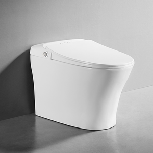 โถปัสสาวะหญิงอัจฉริยะพร้อมรีโมทควบคุมอุปกรณ์ในห้องน้ำสีขาวอัจฉริยะแบบเหนี่ยวนำอัตโนมัติ - Product Image 1