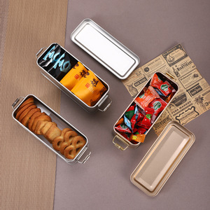 Mystic Arts Chinese Style Metal Tin <b>Box</b> Square Sealed Storage For Snacks Tea Gifts Wedding <b>Packaging</b> - Product Image 1