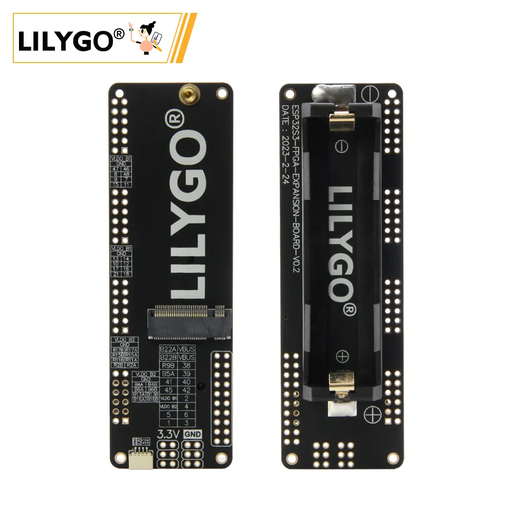 LILYGO T-FPGA Shield Development Expansion Board Com Suporte De Bateria para placa de desenvolvimento ESP32-S3 T-FPGA V1.0