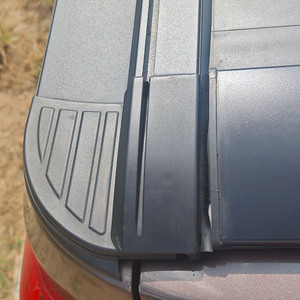 Cubierta de lona impermeable con cierre para camioneta todoterreno, tapa enrollable retráctil de aleación de aluminio para <span class=keywords><strong>RAM</strong></span> F150 de caja corta y Ranger - Product Image 3