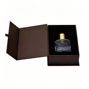 Luxury Eco-Friendly Recyclable Paperboard Perfume <b>Box</b> with <b>Magnetic</b> Closure Gold Foil Custom Logo - Product Image 1