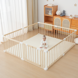 Penna da gioco portatile per bambini per bambini e bambini centro giochi di sicurezza in legno recinto per bambini strisciante interno box per bambini - Product Image 6