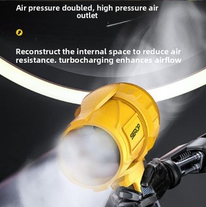 High Power DIY Industrial Grade Lithium Battery Cordless Jet Fan Blower Brushless Motor Portable Handheld Compressed Air <b>Duster</b> - Product Image 3