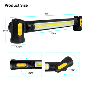 Luz DE TRABAJO COB recargable de 4400mAh con Sensor de movimiento, luz de trabajo magnética inalámbrica para <span class=keywords><strong>coche</strong></span>, luz LED mecánica portátil debajo del capó - Product Image 6