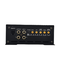 Amplificateur de puissance monobloc 1800W RMS 1 canal pour audio de voiture, compatible avec différents types de haut-parleurs de voiture