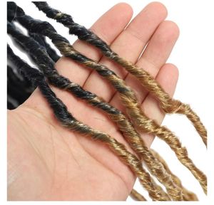 Vente en gros et dropshipping : Faux Locs Papillon Gingembre 18-30 pouces, Locs Souples Ombré Blond 24 pouces lisses, Locs au crochet 36 pouces – Prêts à l'expédition - Product Image 3