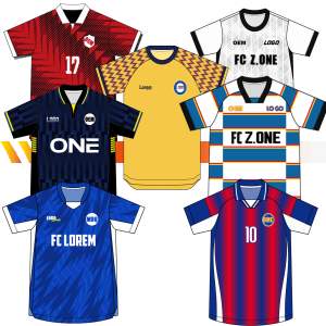 2025 Custom Gesublimeerde Voetbal Jersey Set Voor Mannen Hoge Echte Club Top Spanje Logo Afdrukken Geautomatiseerde Cutting Oem Service Voor - Product Image 1