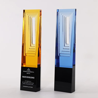 Trophée en cristal personnalisé, style HONOR, tendance mode, logo gravé, cadeaux souvenirs innovants en verre pour la décoration de la maison et des entreprises