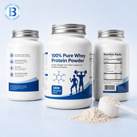 Isolat de protéines de lactosérum en poudre instantanée pour la croissance musculaire, supplément de gym, 899g, boisson pour adultes, vente en gros OEM