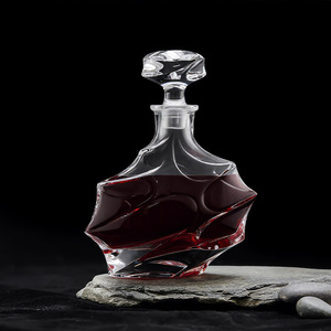 Bouteille <span class=keywords><strong>de</strong></span> vin en verre <span class=keywords><strong>Magnum</strong></span> <span class=keywords><strong>de</strong></span> 1,5 L grande capacité pour l'âge du vin rouge et les cadeaux – Bouteille <span class=keywords><strong>de</strong></span> whisky en verre - Product Image 2