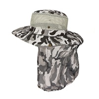 Gorras de Camuflaje para Exteriores, Gorro de Pescador con Estampado Digital para Adultos, Gorro de Malla Protectora contra el Sol para Senderismo, Gorros Estilo Bonnie para la Selva