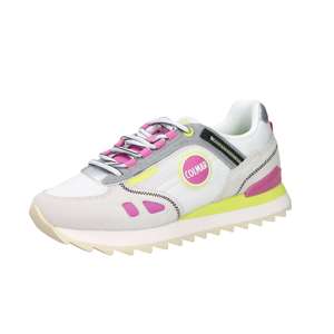 Zapatillas Deportivas Travis Cris para Mujer de Colmar, Blancas y Fucsia, Tacón de 3 cm, Talla 40, Lona, Zapatos de Moda - Product Image 4