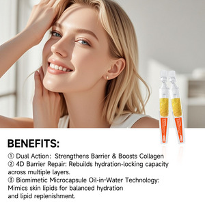 Suero Facial OEM Antiarrugas, Rejuvenecedor y Calmante en Suspensión Oleosa de 30 ml, Monodosis, Mejora la Sensibilidad de la Piel, Reconstruye la Resiliencia - Product Image 5