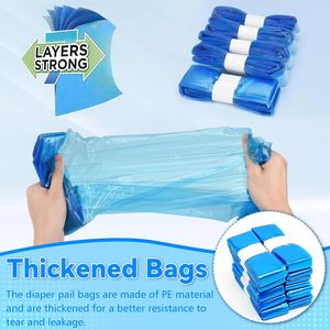 Sacs de recharge multi-couches pour <span class=keywords><strong>poubelle</strong></span> à couches Factory Genie Tommee <span class=keywords><strong>Angelcare</strong></span> en plastique - Product Image 4