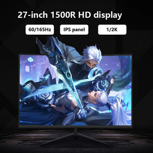 Moniteur de jeu anti-lumière bleue pour fabricants, 27 pouces, 1080p HD, LED, ordinateur de bureau, <span class=keywords><strong>PC</strong></span>, moniteur incurvé, 165 Hz - Product Image 2