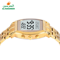 Montre musulmane étanche AL-HARAMEEN HA-6260, montre islamique avec boussole, direction de la Qibla, heure de prière