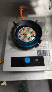 Fornello a <span class=keywords><strong>Gas</strong></span> Portatile D1 per Uso Alberghiero, Singolo Bruciatore ad Alta Potenza 4.8kW, Accenditore Elettronico in Acciaio Inox, Butano LPG per Cucina - Product Image 4