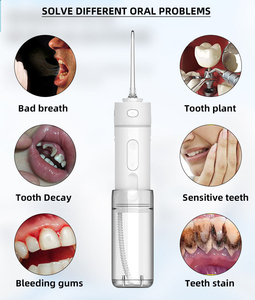 Irrigador Bucal Profesional Recargable Portátil Ipx7, Irrigador Dental, Limpiador de Dientes, Hilo Dental, Irrigador de Chorro de Agua - Product Image 2