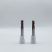 Outils de fraisage CNC en acier rapide K-Tiger, 4 cannelures, revêtement ALTiN, précision 0,002-0,003 mm, pour machines de découpe OEM/ODM