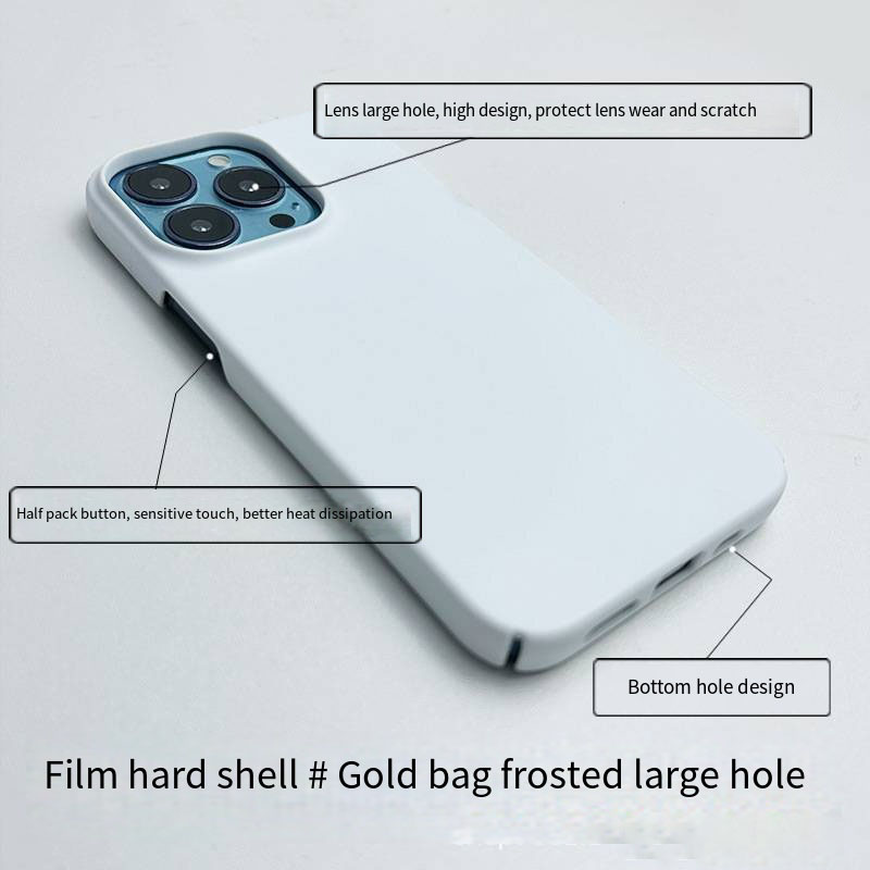 Borsa dorata satinata con foro grande-Bianco