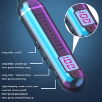 Earphone Neckband Stereo LED Display Tipe-C Pengisian Cepat dengan Waktu Putar 10-15 Jam dan Baterai 200mah