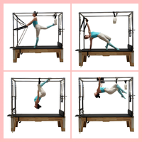 Lit de Pilates Cadillac MJD M201A en chêne, matériau durable, boîte en bois, utilisation domestique et commerciale, entraînement de yoga, fitness, musculation
