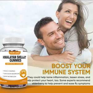 Ausreson <b>Shilajit</b> Resin Pure Himalayan Gummies Supplement 600mg Pure Himalayan <b>Natural</b> <b>Shilajit</b> Gummies - Product Image 2