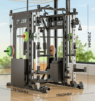 Nouvelle Offre 2026 : Machine Smith Multifonctionnelle Professionnelle avec Rack à Squat et Barre Intégrés pour Salle de Sport – Équipement de Fitness Complet