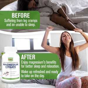 Fabricante de Suplementos de Citrato de Magnesio, Apoyo Muscular, Mejora la Calidad del Sueño, 100 Cápsulas de Citrato de Magnesio - Product Image 3