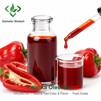 Huile d'oléorésine de paprika Demeter 100000 CU Capsanthine Valeur de couleur Qualité alimentaire Pigment rouge naturel E160c
