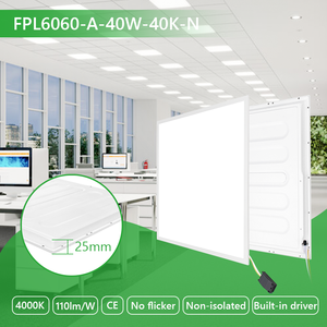하이 퀄리티 600x600mm 40W 상업용 LED 패널 전등 빠른 배달 220V 4000K 백라이트 현대 CE 승인 라이트 패널 - Product Image 2
