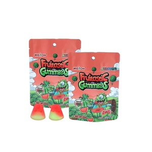 Muestra gratis de gominolas de sandía, veganas, pectina halal, producto OEM, dulces para niños - Product Image 1