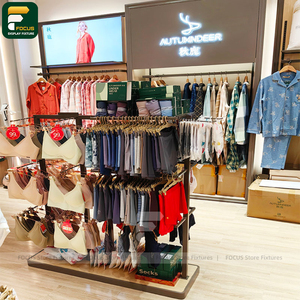 Meuble de présentation de vêtements de luxe haut de gamme pour boutique, étagère murale, comptoir de caisse - Product Image 5