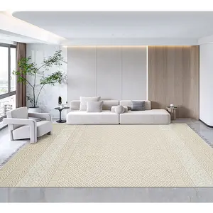 Dekorasi Interior dan aksesoris abstrak lembut kamar tidur karpet Area lantai karpet ruang tamu karpet besar tikar Modern untuk rumah