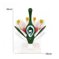 TIANLIAN grand modèle d'anatomie de fleur de pêcher 33cm de diamètre modèle de fleur de plante éducative d'ovaire détachable