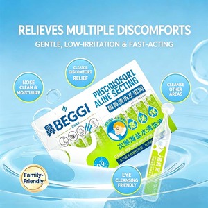 Solution <span class=keywords><strong>de</strong></span> lavage nasal au sel <span class=keywords><strong>de</strong></span> <span class=keywords><strong>mer</strong></span> physiologique BGO 0,9 %, liquide <span class=keywords><strong>de</strong></span> lavage nasal à l'<span class=keywords><strong>eau</strong></span> <span class=keywords><strong>de</strong></span> <span class=keywords><strong>mer</strong></span> à usage unique pour le nettoyage et l'hydratation nasale - Product Image 3