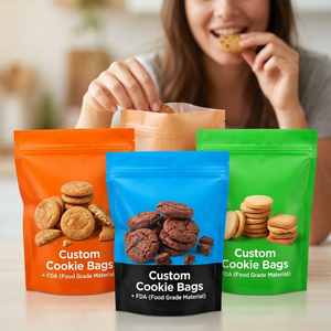 8oz Matte Finish Doypack Bags BOPP Film Heat Sealable Lock Custom Size OEM Fast Shipping for Local Bakery Treats - Product Image 2