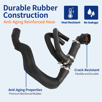 Tuyau de sortie d'eau du radiateur 9803703480 pour Peugeot 308 308S 408 508 Citroën C4 1.6 THP