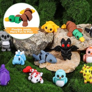 MONJITA 35 Piezas Mini Figuras de Animales Impresas en 3D de PLA, Lindas Decoraciones de Escritorio, Recuerdos de Fiesta, Rellenos para Bolsas de Regalo - Product Image 6