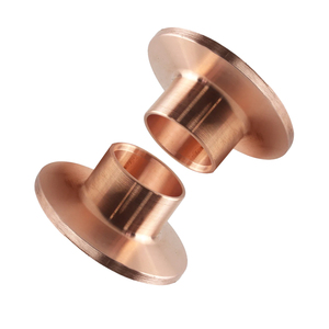 Fabricante personalizado de cobre rojo virola Tri Clamp adaptador de ajuste suave pulido bisel extremo <span class=keywords><strong>Stub</strong></span> soldadura manga para aceite Gas agua - Product Image 4