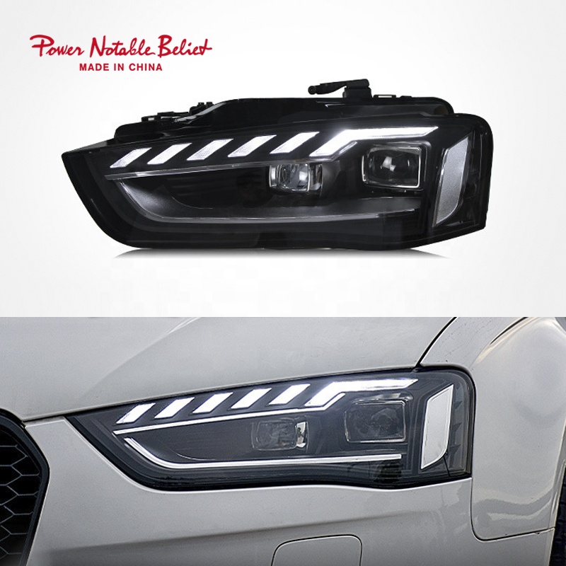 フロントヘッドライトアウディA4 S4 RS4B8.5高品質LED修正ヘッドライト