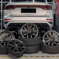 Jantes forgées Gunmetal Machined Face Y Mesh Deep Concave 18 21 pouces pour Audi A5 Mercedes-Benz W204 Volkswagen Tiguan ET35