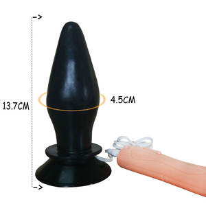 Vibratore Telecomandato Nero Giocattolo per Adulti con Giocattolo Maschile Testicoli Legati e Inseriti nell'Ano - Product Image 4
