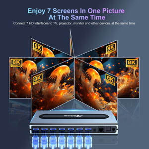 Para X98 HUB Amlogic S928X-J <span class=keywords><strong>7</strong></span> Display Set-Top TV <span class=keywords><strong>Box</strong></span> com Wifi6 8K 3D Android 11 Smart TV <span class=keywords><strong>Box</strong></span> - Product Image 2