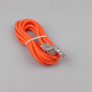 Kim Loại Kết Nối 2M Nhanh Chóng Sạc Cáp Dữ Liệu Loại-C 3.1A Nhanh Chóng Sạc USB A Để C Cho Điện Thoại <span class=keywords><strong>Android</strong></span> Bảng Oppo - Product Image 2