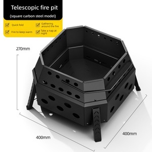 Réchaud de <span class=keywords><strong>camping</strong></span> portable octogonal en métal pour le <span class=keywords><strong>camping</strong></span> en plein air et les rassemblements en plein air - Product Image 1