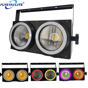 2025 New Arrival 2eye 2in1 trắng ấm + mát trắng LED COB blinder ánh sáng với LED hiệu ứng vòng - Product Image 4