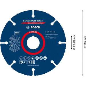 BOSCH - 2608901196 Disque de coupe multi-roues en carbure Expert-LAMES EAN 4059952567549 ET DISQUES DE COUPE LAMES DIAMANTÉES - Product Image 2