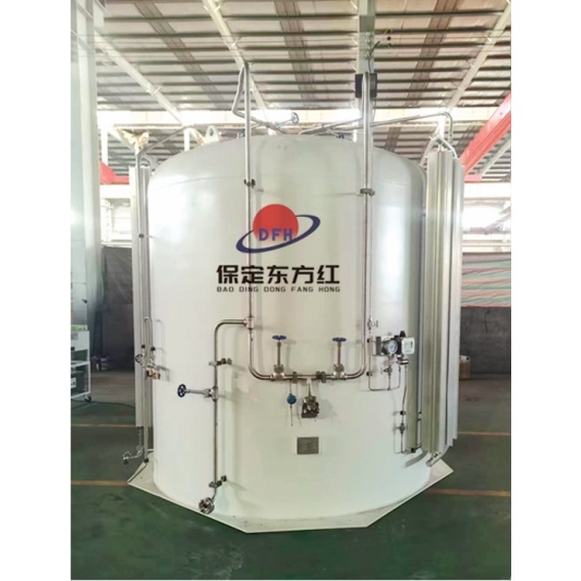 3M3 Double-Walled Cryogenic Skid Tank Pressure Vessel with ASME Design Stainless Steel Construction for LO2/LCO2/LN2/LAR Storage